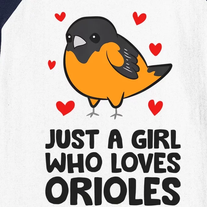 Just A Girl Who Loves Orioles Baseball Sleeve Shirt