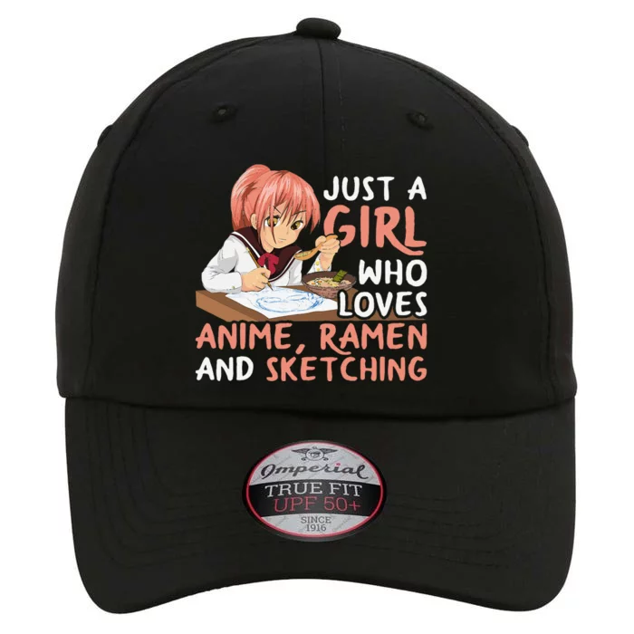 Just A Girl Who Loves Anime Ramen And Sketching Japan Anime The Original Performance Cap