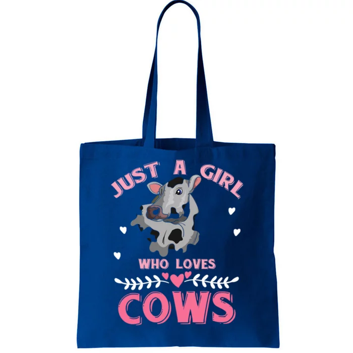 Just A Girl Who Loves Cows Cool Gift Tote Bag