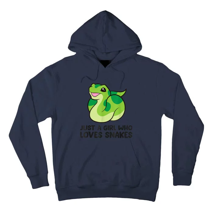 Just A Girl Who Loves Snakes Cute Snake Tall Hoodie