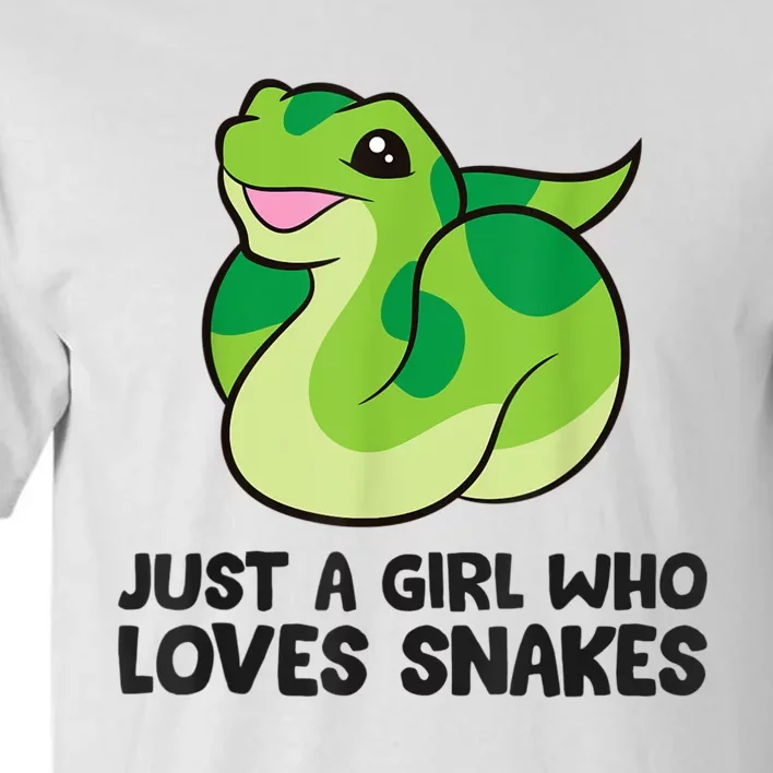 Just A Girl Who Loves Snakes Cute Snake Tall T-Shirt