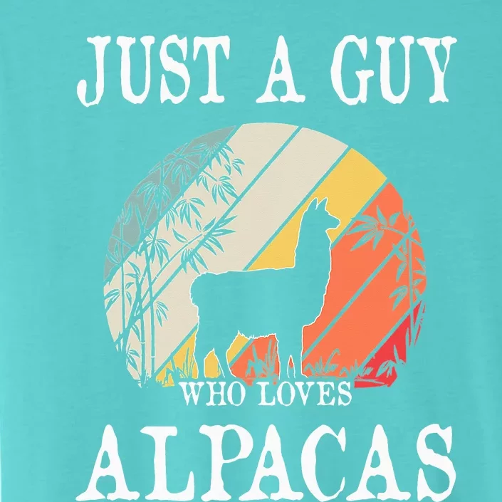 Just A Guy Who Loves Alpacas ChromaSoft Performance T-Shirt