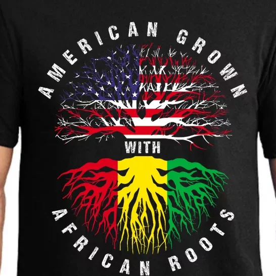 Juneteenth American Grown With African Roots Pajama Set