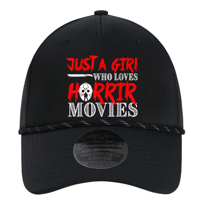 Just A Girl Who Loves Horror Movies Design Halloween Costume Performance The Dyno Cap