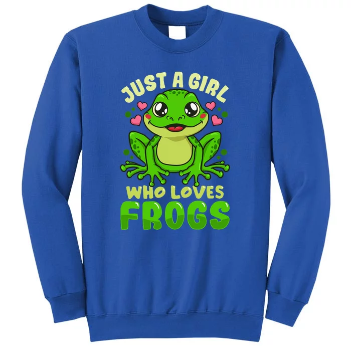 Just A Girl Who Loves Frogs Lover Gift Sweatshirt