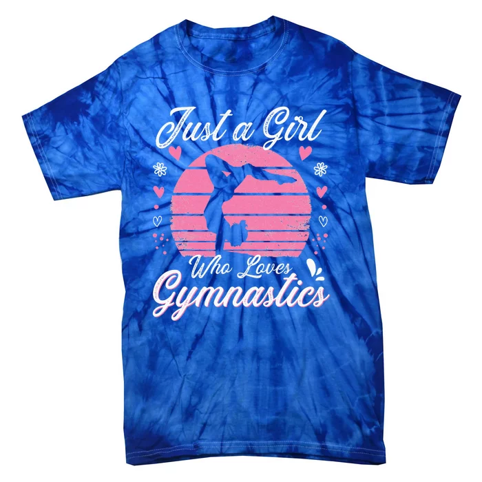 Just A Girl Who Loves Gymnastics Tie-Dye T-Shirt