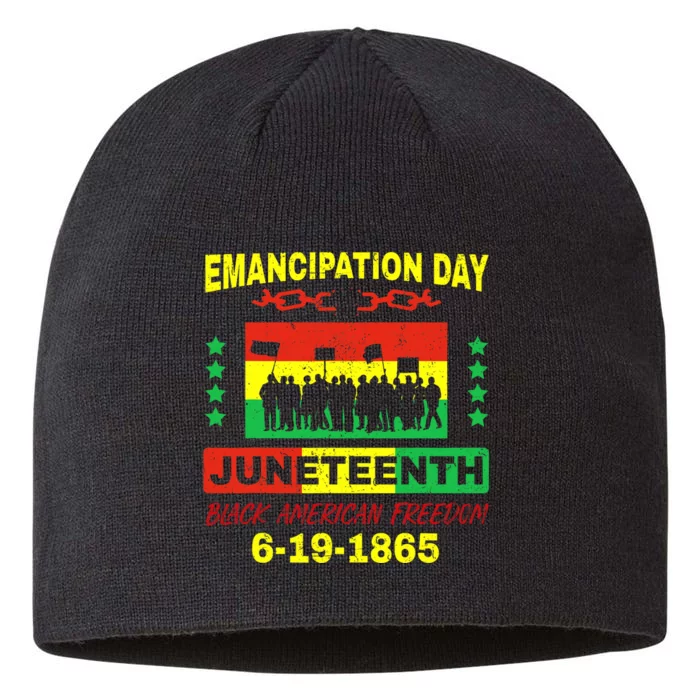 Juneteenth American Grown With African Roots 8 1/2in Sustainable Knit Beanie