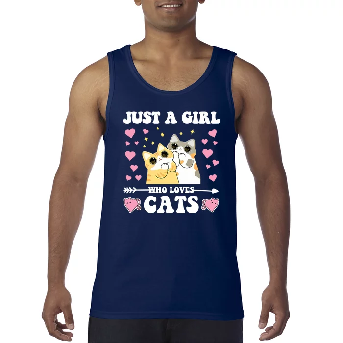 Just A Girl Who Loves Cats Tank Top