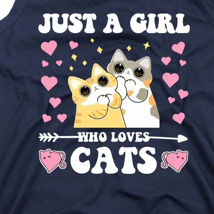 Just A Girl Who Loves Cats Tank Top