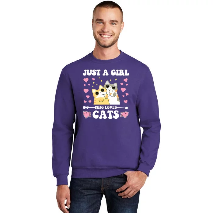 Just A Girl Who Loves Cats Sweatshirt