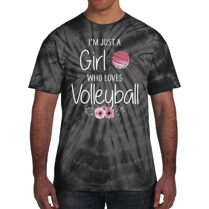 Just A Girl Who Loves Volleyball Gifts For Teen Girls, Women TShirt Tie-Dye T-Shirt