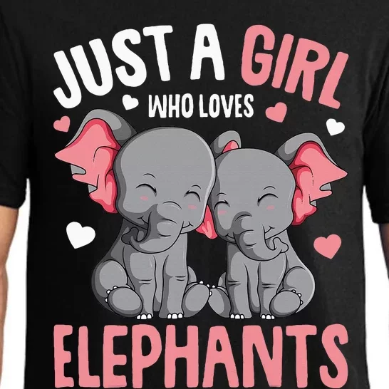 Just A Girl Who Loves Elephants Elephant Lover Pajama Set