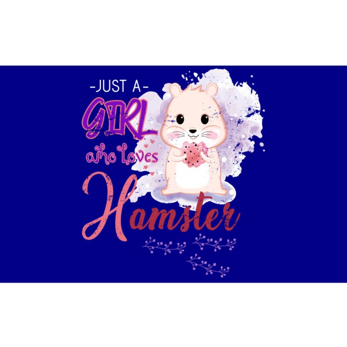 Just A Girl Who Loves Hamster Gift Bumper Sticker