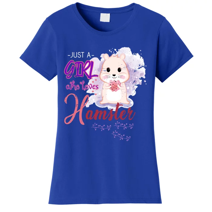 Just A Girl Who Loves Hamster Gift Women's T-Shirt