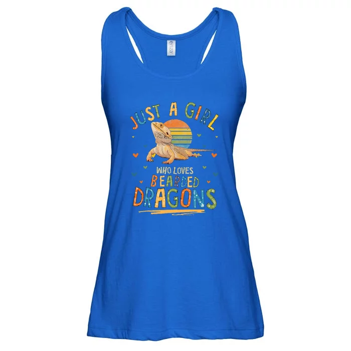 Just A Girl Who Loves Bearded Dragons Ladies Essential Flowy Tank