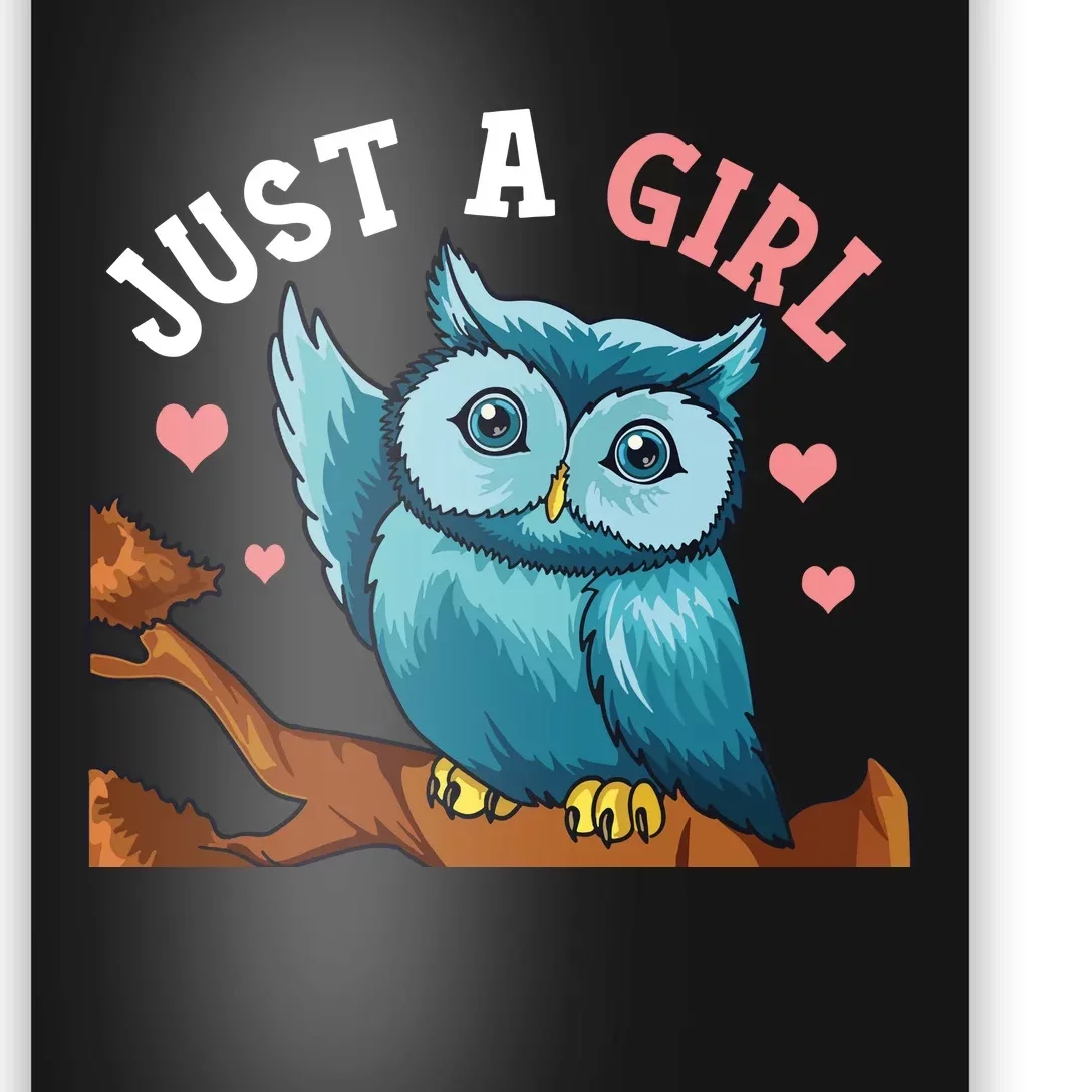 Just A Girl Who Loves Owls Gifts Owl For Girl Poster