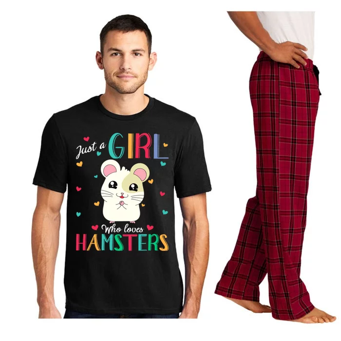 Just A Girl Who Loves Hamsters Hamster Gift Pajama Set