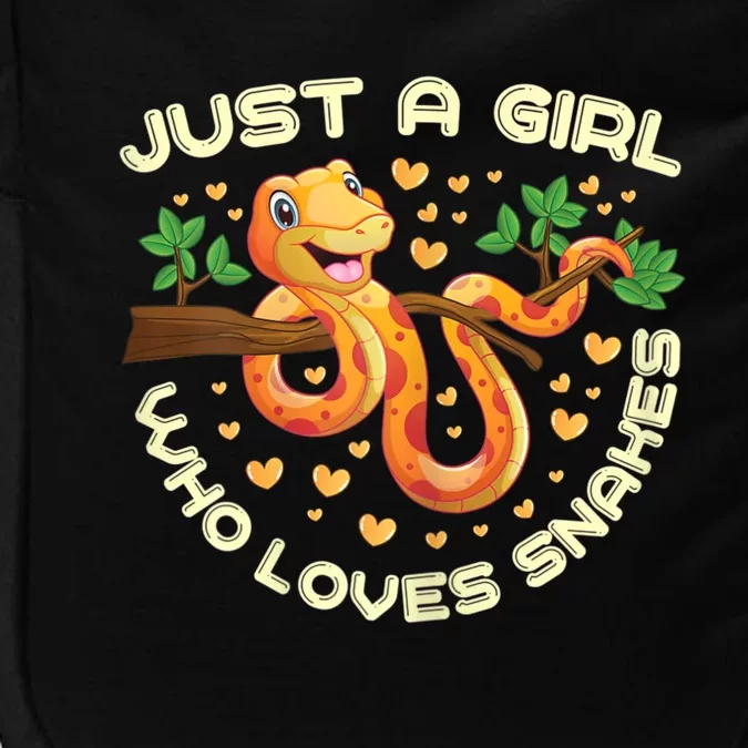 Just A Girl Who Loves Snakes Funny Snake Lover Gifts Impact Tech Backpack