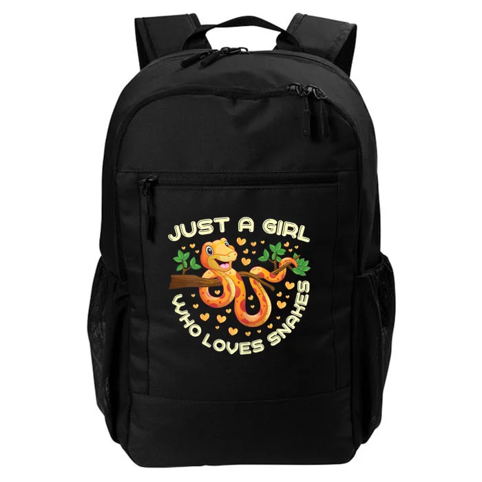 Just A Girl Who Loves Snakes Funny Snake Lover Gifts Daily Commute Backpack