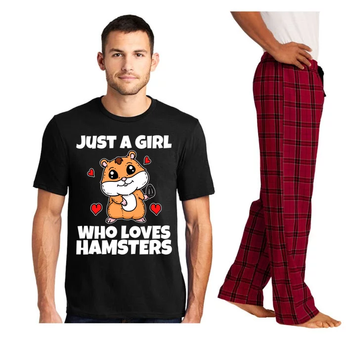 Just A Girl Who Loves Hamsters Cute Pet Hamster Costume Gift Pajama Set