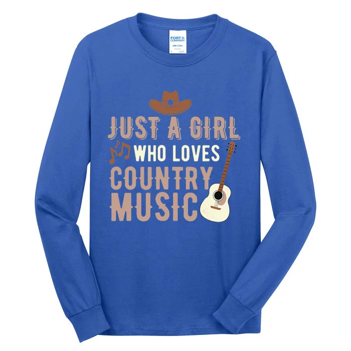 Just A Girl Who Loves Country Music Tall Long Sleeve T-Shirt