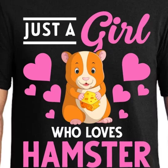 Just A Girl Who Loves Hamsters Hamster Gift Pajama Set