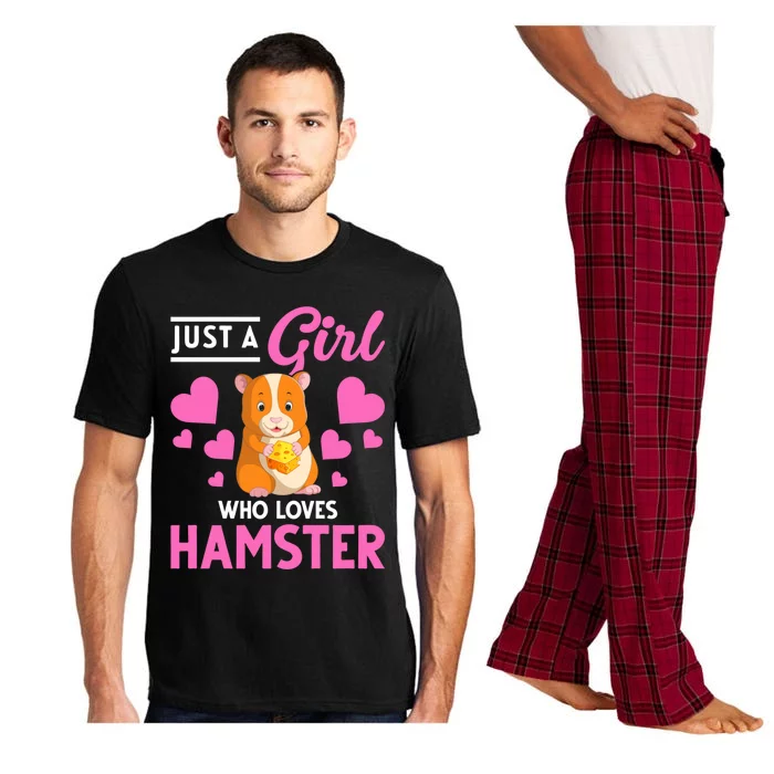 Just A Girl Who Loves Hamsters Hamster Gift Pajama Set