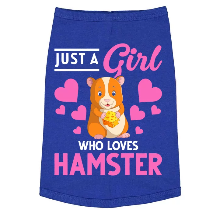 Just A Girl Who Loves Hamsters Hamster Gift Doggie Tank