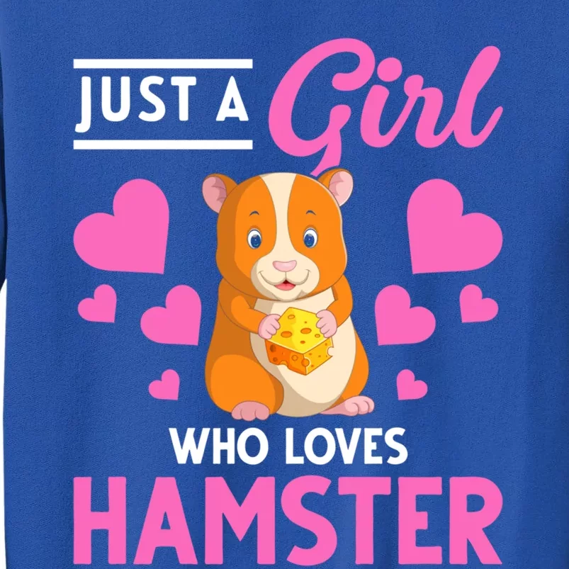 Just A Girl Who Loves Hamsters Hamster Gift Sweatshirt