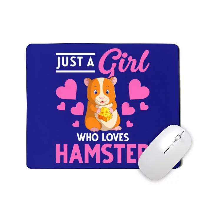 Just A Girl Who Loves Hamsters Hamster Gift Mousepad