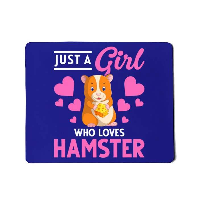 Just A Girl Who Loves Hamsters Hamster Gift Mousepad