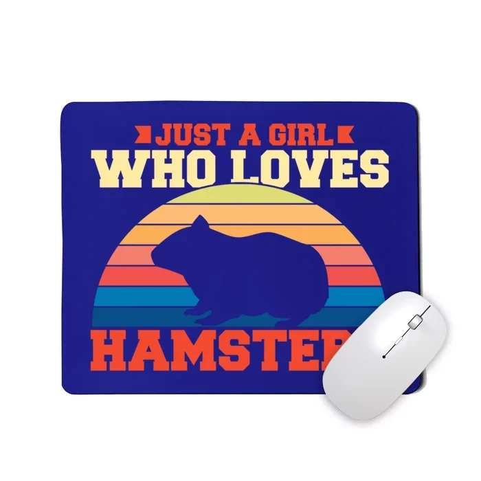 Just A Girl Who Loves Hamsters Gift Mousepad