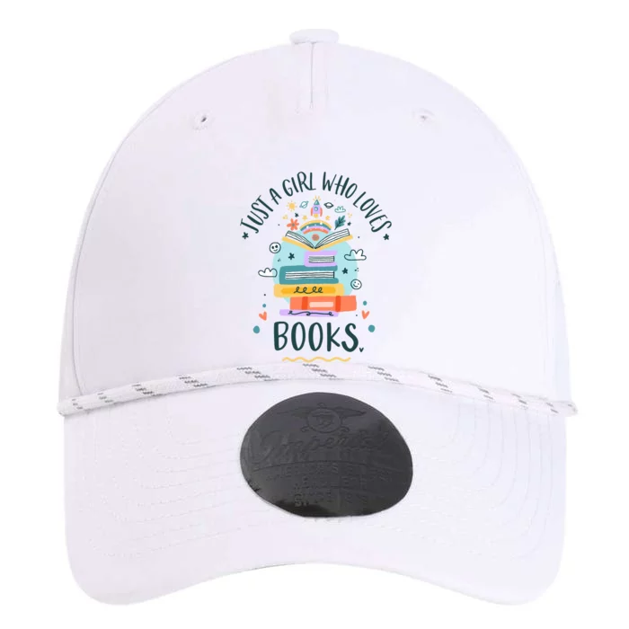 Just A Girl Who Loves Books Gifts For Book Worm Performance The Dyno Cap