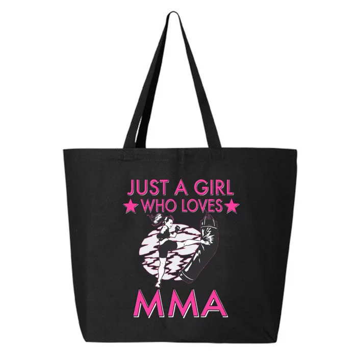 Just A Girl Who Loves MMA Mixed Martial Arts 25L Jumbo Tote