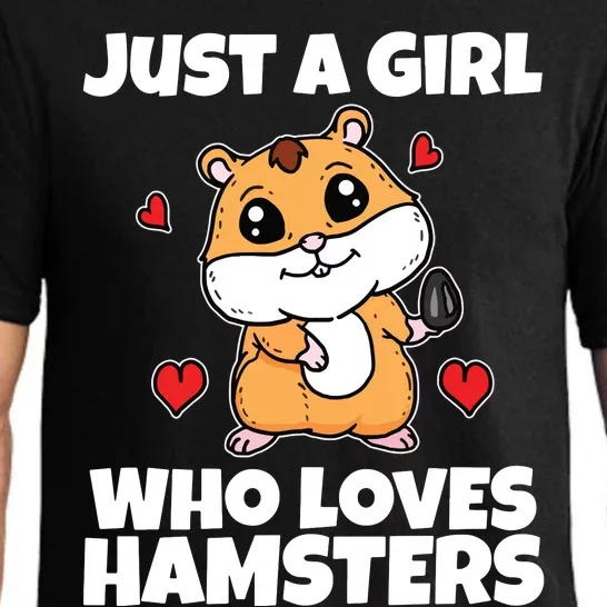 Just A Girl Who Loves Hamsters Cute Pet Hamster Costume Pajama Set