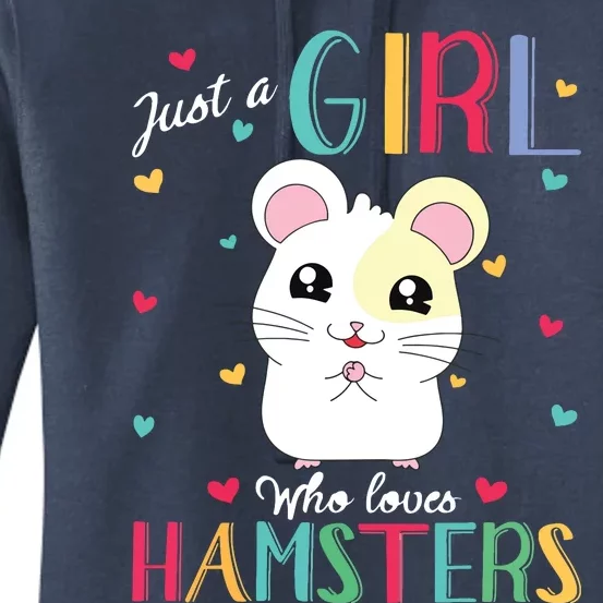 Just A Girl Who Loves Hamsters Women's Pullover Hoodie