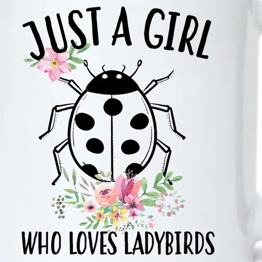 Just A Girl Who Loves Ladybugs Black Color Changing Mug