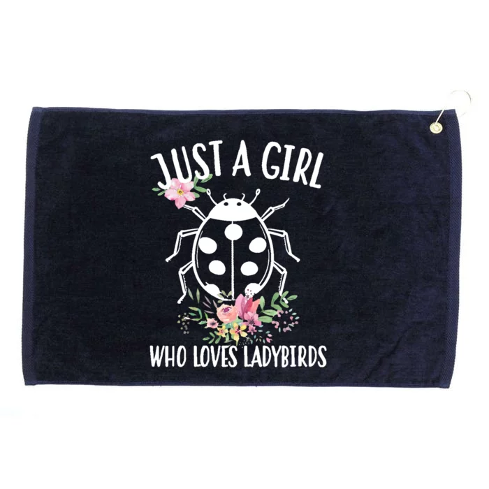 Just A Girl Who Loves Ladybugs Grommeted Golf Towel