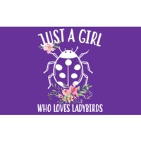 Just A Girl Who Loves Ladybugs Bumper Sticker