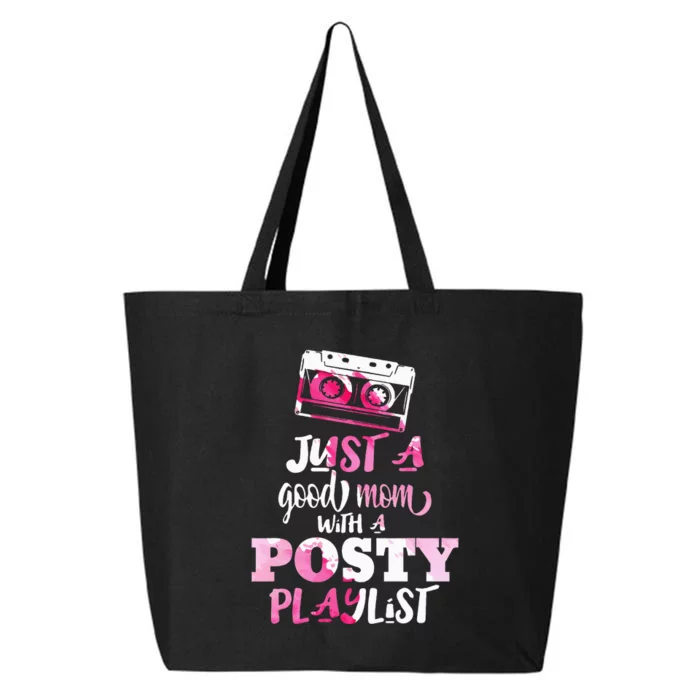 Just a Good Mom with a Posty Play List 25L Jumbo Tote