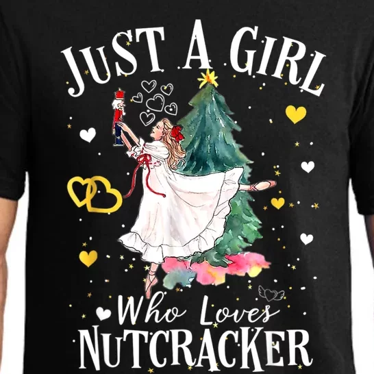 Just A Girl Who Loves Nutcrackers Christmas Ballet Pajama Set