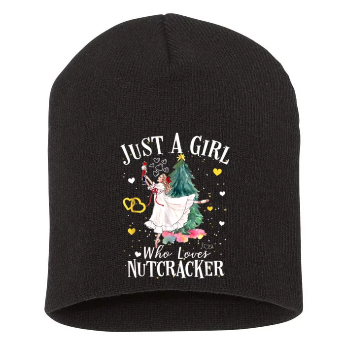 Just A Girl Who Loves Nutcrackers Christmas Ballet Short Acrylic Beanie