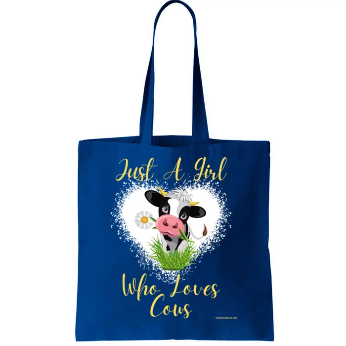 Just A Girl Who Loves Cows Meaningful Gift Tote Bag