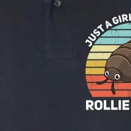 Just A Girl Who Loves Rollie Pollies Isopod Entomologist Softstyle Adult Sport Polo