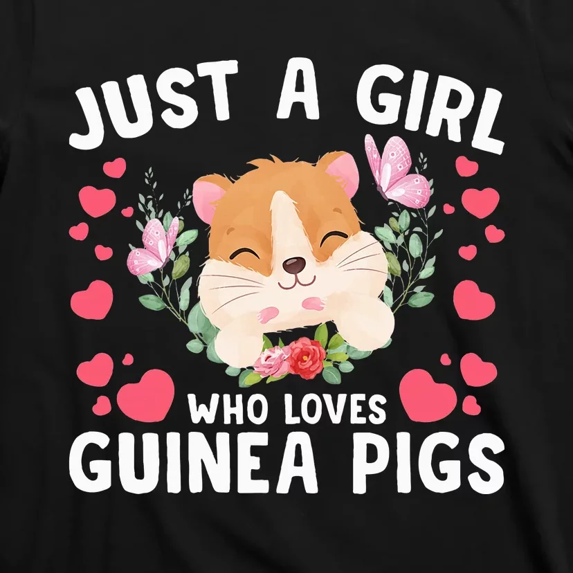 Just A Girl Who Loves Guinea Pigs Cute T-Shirt