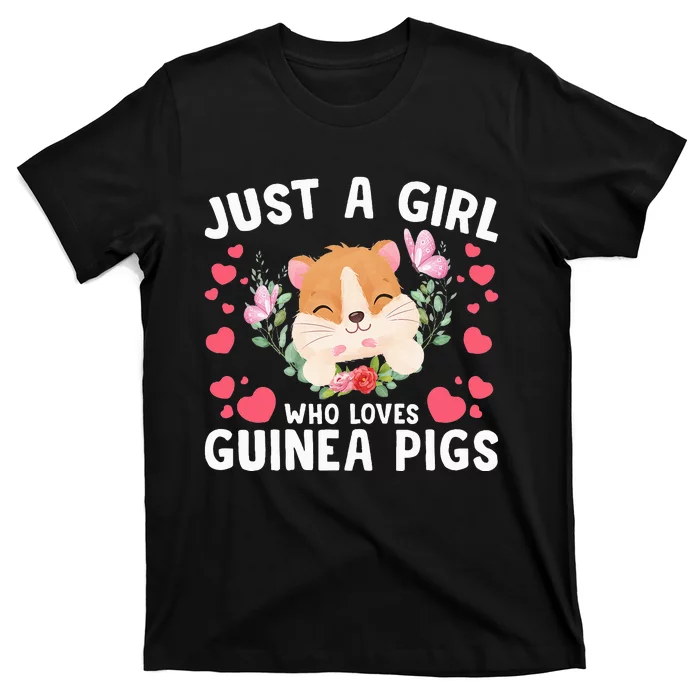 Just A Girl Who Loves Guinea Pigs Cute T-Shirt