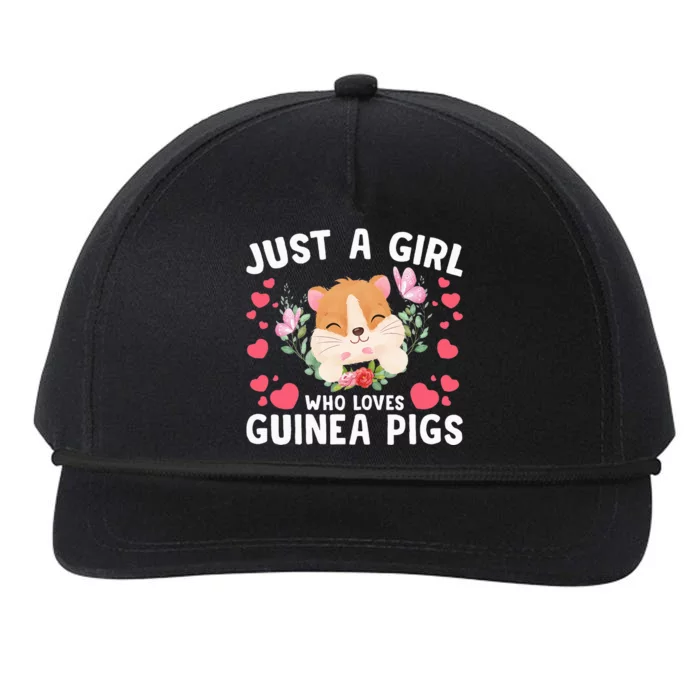 Just A Girl Who Loves Guinea Pigs Cute Snapback Five-Panel Rope Hat