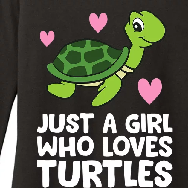 Just A Girl Who Loves Turtles Womens CVC Long Sleeve Shirt