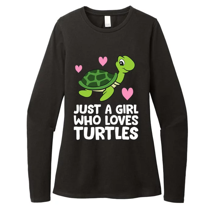 Just A Girl Who Loves Turtles Womens CVC Long Sleeve Shirt