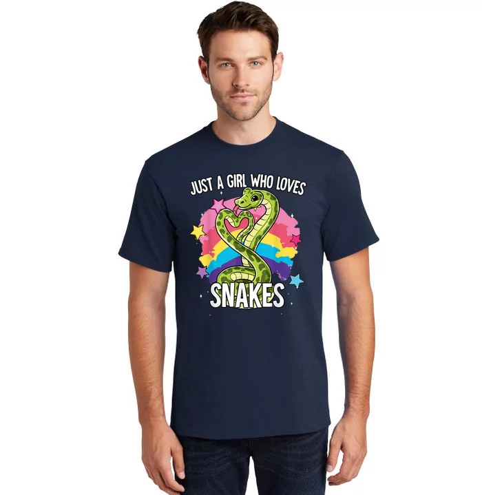 Just A Girl Who Loves Snakes Snake Tall T-Shirt